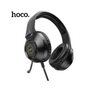 Ενσύρματα Ακουστικά Gaming Hoco Over Ear Gaming Headset με σύνδεση 3.5mm - Black