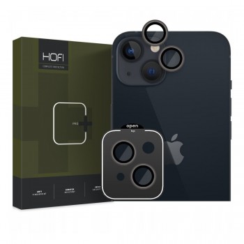  Tempered Glass Πίσω Κάμερας Hofi Pro+ Camera Camring Cover για το iPhone 14/15 & 14 Plus/15 Plus - Black