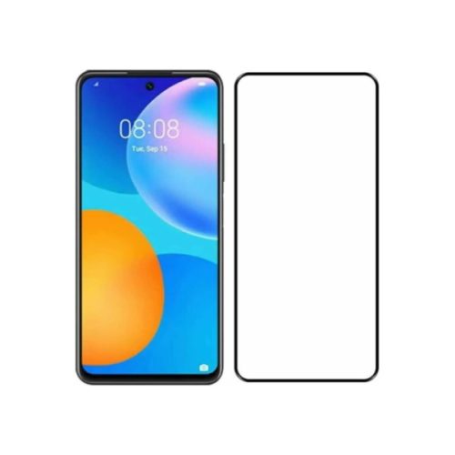 Tempered Glass Premium 9D Full Cover Full Glue για Huawei P Smart 2021 - Black 