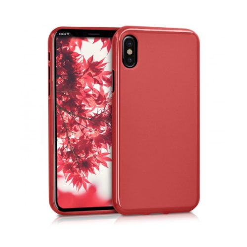 Θήκη Σιλικόνης KWmobile για Apple iPhone X - Red Matte
