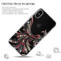 Σκληρή Θήκη Kavaro Phoenix με Κρύσταλλα Swarovski για Apple iPhone XS/iPhone X - Silver
