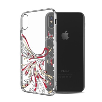 Σκληρή Θήκη Kavaro Phoenix με Κρύσταλλα Swarovski για Apple iPhone XS Max  - Silver