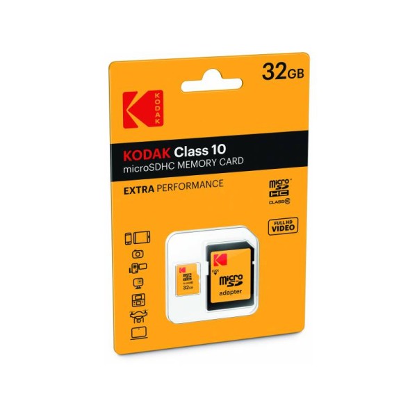 Kodak Class 10 microSDHC Memory Card Extra Performance 32GB