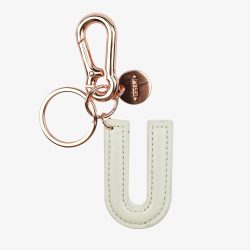Μπρελόκ με Μονόγραμμα Legami Key Ring - U - White