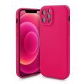 Θήκη Σιλικόνης με Προστασία Κάμερας Magic Eyes για Apple iPhone 14 Pro - Fuchsia