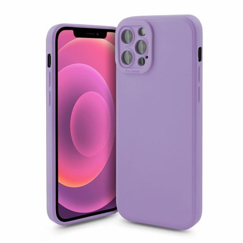 Θήκη Σιλικόνης με Προστασία Κάμερας Magic Eyes για Apple iPhone 14 Plus - Violet
