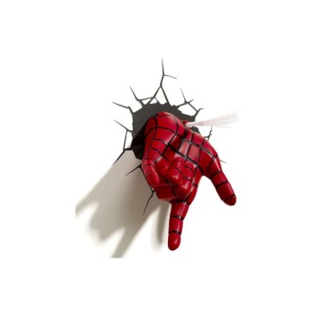 Φωτιστικό Τοίχου 3DLightFX Marvel - Spider Man Hand