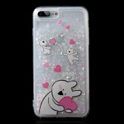 Θήκη TPU Mercury Seguins Cartoon Quicksand για iPhone 8/7/SE 2020/SE 2022 - Cute Rabbits