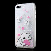 Θήκη TPU Mercury Seguins Cartoon Quicksand για iPhone 8/7/SE 2020/SE 2022 - Cute Rabbits