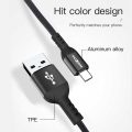Καλώδιο Φόρτισης MoXom Braided Fast Charging από USB σε Lightning 3A 1m - Black