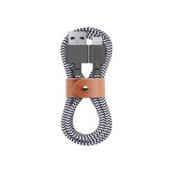 Καλώδιο Φόρτισης Native Union USB-C σε Lightning, PD, 1.2m - Zebra