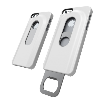 Θήκη Σιλικόνης Nice Beer Opener για iPhone 8/7/SE 2020/SE 2022 - White