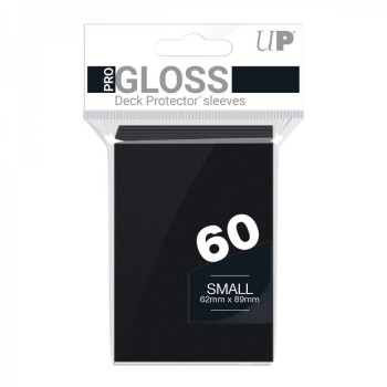 Ultra Pro - Small Sleeves PRO-Gloss (60 Sleeves) - Black