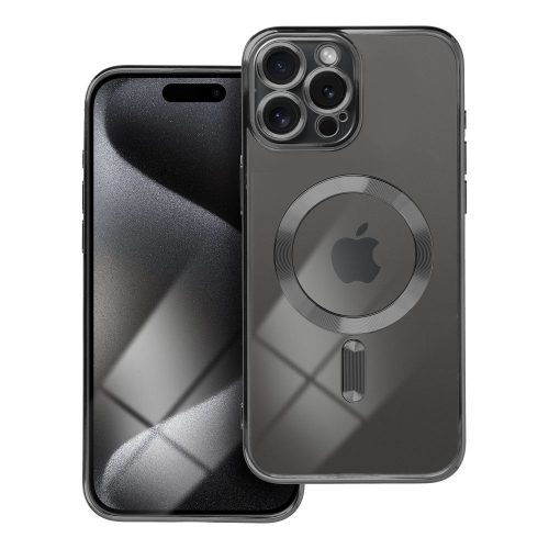 Θήκη Σιλικόνης Tech Protect Magshine Magsafe για iPhone 15 Pro Max - Black