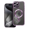 Θήκη Σιλικόνης Tech-Protect Magshine με Magsafe  για iPhone 15 Pro Max - Deep Purple