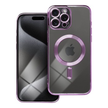 Θήκη Σιλικόνης Tech-Protect Magshine με Magsafe  για iPhone 15 Pro Max - Deep Purple