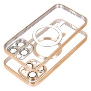 Θήκη Σιλικόνης Tech Protect Magshine Magsafe για iPhone 15 Pro Max - Gold