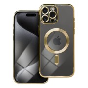 Θήκη Σιλικόνης Tech Protect Magshine Magsafe για iPhone 15 Pro Max - Gold