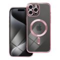 Θήκη Σιλικόνης Tech-Protect Magshine με Magsafe  για iPhone 15 Pro Max - Rose Gold