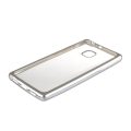 Θήκη Σιλικόνης Electroplating για Huawei P10 Lite Mini  - Διάφανη με Ασημί Πλαίσιο