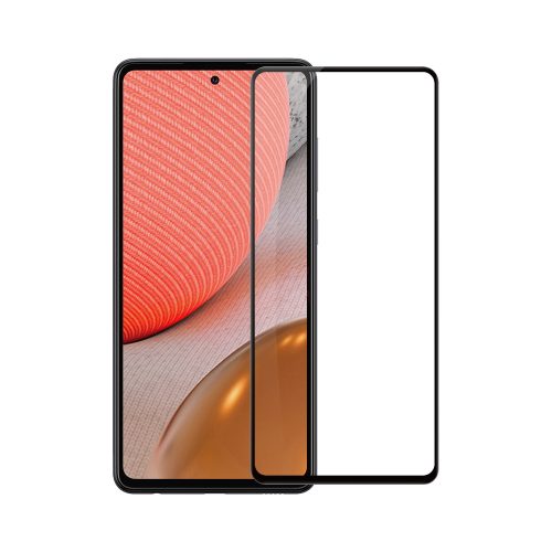 Premium Tempered Glass Full Face 5D 9H για Samsung Galaxy A72 - Black