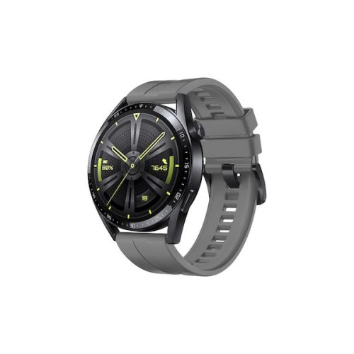 Λουράκι Σιλικόνης 20mm για Huawei Watch GT 3 42mm - Dark Gray