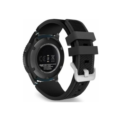 Λουράκι Σιλικόνης 22mm για Huawei Watch GT/GT2 46mm - Black