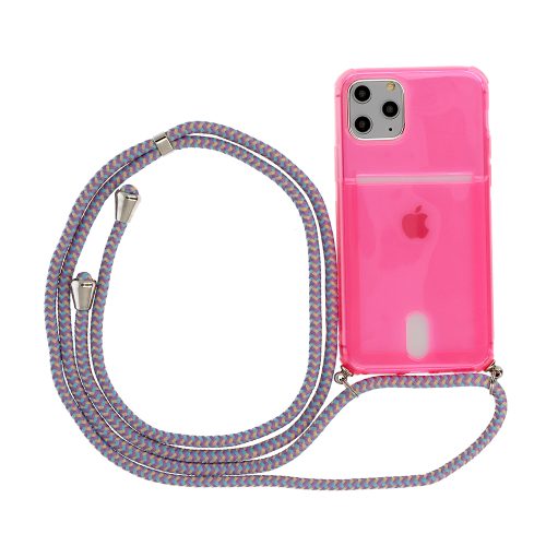 Θήκη Σιλικόνης Strap Fluo για Apple iPhone 11 Pro - Pink