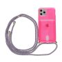 Θήκη Σιλικόνης Strap Fluo για Apple iPhone 11 Pro - Pink