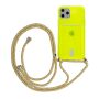Θήκη Σιλικόνης Strap Fluo για Apple iPhone 11 Pro - Lime