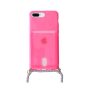 Θήκη Σιλικόνης Strap Fluo για Apple iPhone 7 Plus/ 8 Plus - Pink