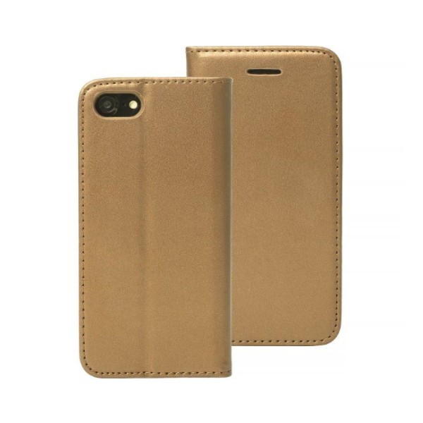 Θήκη Book Magnet για Apple iPhone X/XS - Dark Gold