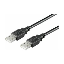 Καλώδιο USB-A Male σε USB-A Male 1.80m - Black 