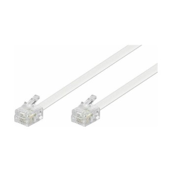 Καλώδιο Προέκτασης Τηλεφώνου 6P4C 1.5m - White 