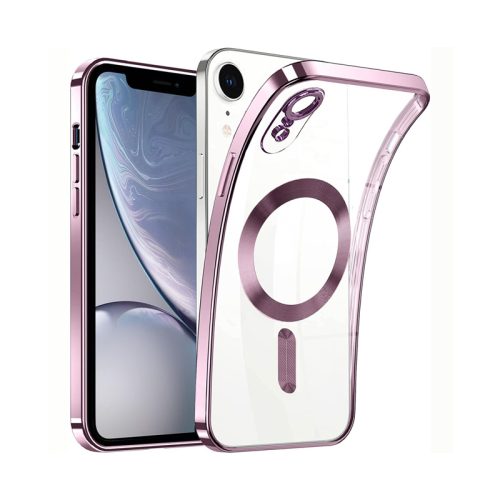 Θήκη Σιλικόνης Orso Magshine Magsafe για iPhone XR - Rose Gold