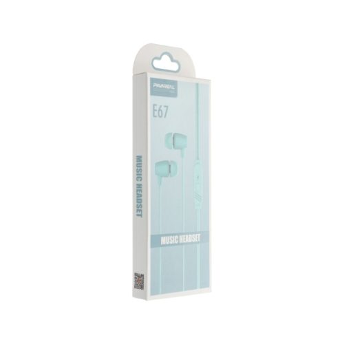 Ενσύρματα Ακουστικά Pavareal PA-E67 Earbuds με Βύσμα 3.5mm - Blue