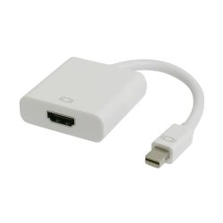 Μετατροπέας Powertech mini DisplayPort male σε HDMI female - White