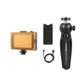 Τρίποδο με βάση κινητού και Φακό LED Puluz VK-02 Vlogger Kit - Black