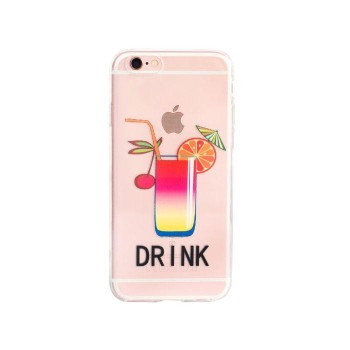 Θήκη Σιλικόνης Collection για iPhone 8/7/SE 2020/SE 2022 - Drink
