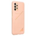 Θήκη Σιλικόνης Samsung Card Slot Cover για Samsung Galaxy A13 4G - Peach