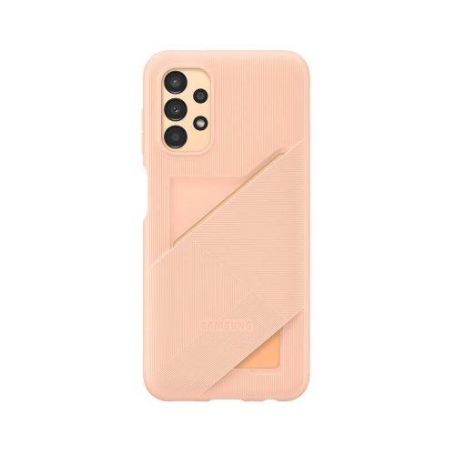 Θήκη Σιλικόνης Samsung Card Slot Cover για Samsung Galaxy A13 4G - Peach