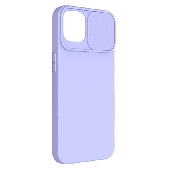 Θήκη Σιλικόνης Senso ShieldCamera για Apple iPhone 12 Pro Max - Purple