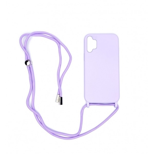 Θήκη Σιλικόνης Senso Color Cord για Samsung Galaxy A32 5G - Violet
