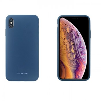 Θήκη Σιλικόνης So Seven Smoothie για Apple iPhone XS Max - Navy Blue