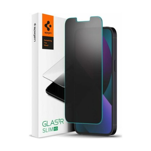Tempered Glass Spigen Glas.Tr Slim για iPhone 13/13 Pro/14/ 16e - Privacy