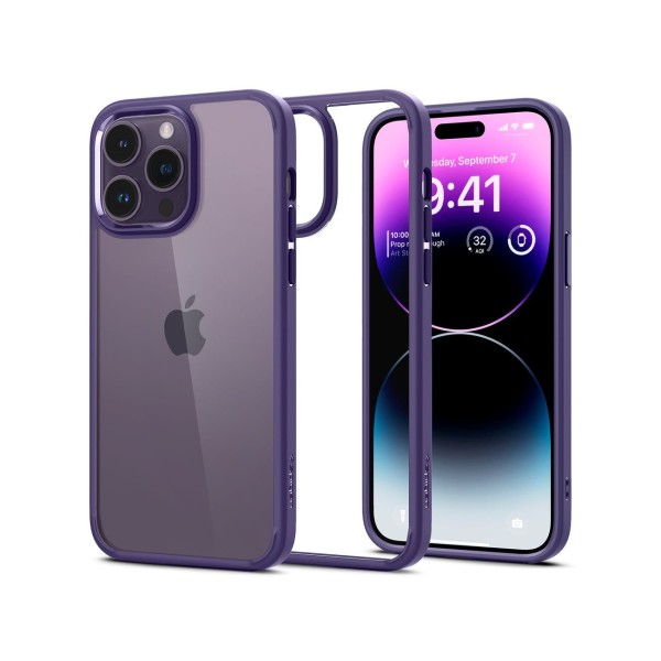 Θήκη Σιλικόνης Spigen Ultra Hybrid για iPhone 14 Pro Max - Deep Purple
