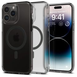 Θήκη Σιλικόνης Spigen Ultra Hybrid Magsafe για Apple iPhone 14 Pro - Black 