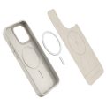 Θήκη Δερματίνης Spigen Cyrill Kajuk Mag Back Cover για iPhone 15 Pro - Cream