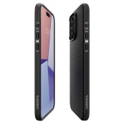 Θήκη Σιλικόνης Spigen Liquid Air Back Cover για iPhone 15 Pro - Black