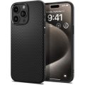 Θήκη Σιλικόνης Spigen Liquid Air Back Cover για iPhone 15 Pro Max - Black